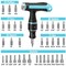 Prime-Line Tee Handle Screwdriver and Nutdriver Set, 36 Piece, 2X Faster, Magnetic, (1 Set) DD65906 - alternate 7